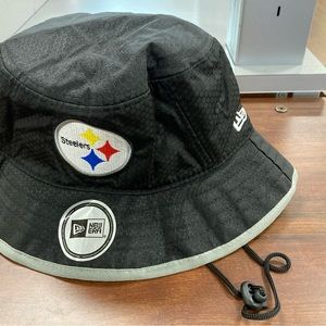 NFL Steelers hat with drawstring